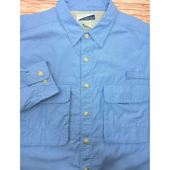 ExOfficio Insect Shield Apparel Fishing Blue Shirt XL - Picture 4 of 8